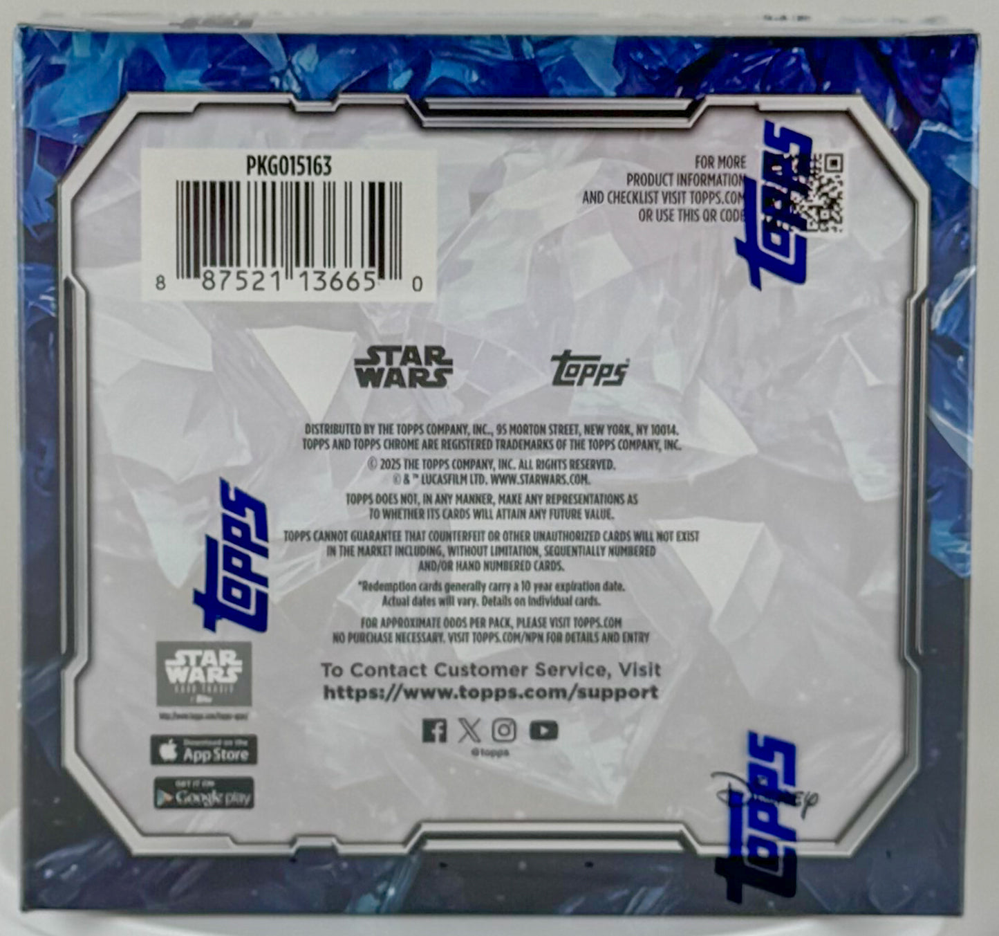 2025 Topps Chrome Star Wars Sapphire Edition - Hobby Box