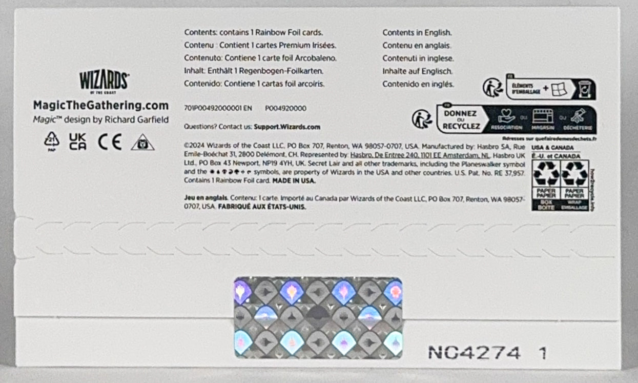 Magic: The Gathering - Cryptic Command Promo Rainbow Foil Edition