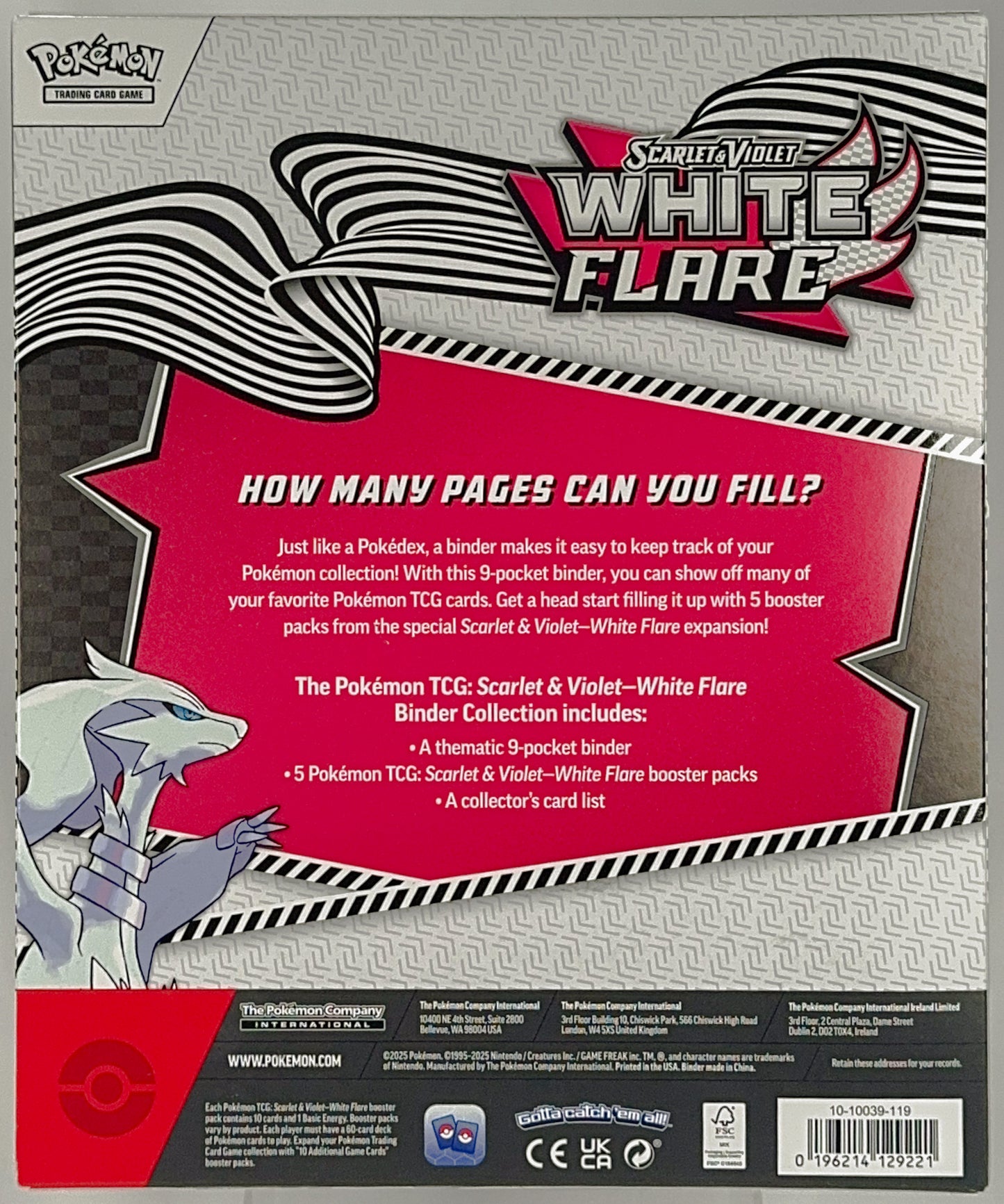 Pokémon TCG: Scarlet & Violet - White Flare - Binder Collection