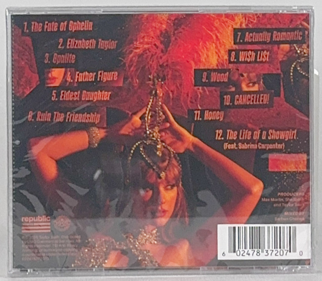 Taylor Swift: Life of a Showgirl - LE CD with Signed Photo 1