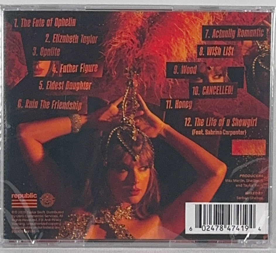 Taylor Swift: Life of a Showgirl - LE CD with Signed Photo 4