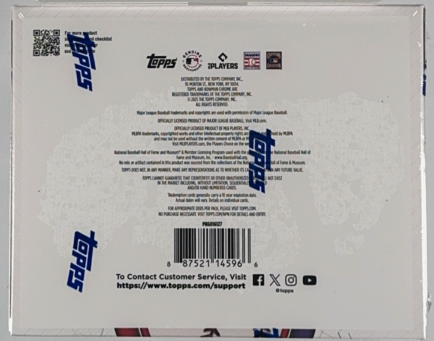 2025 Topps Bowman Chrome - Hobby Box