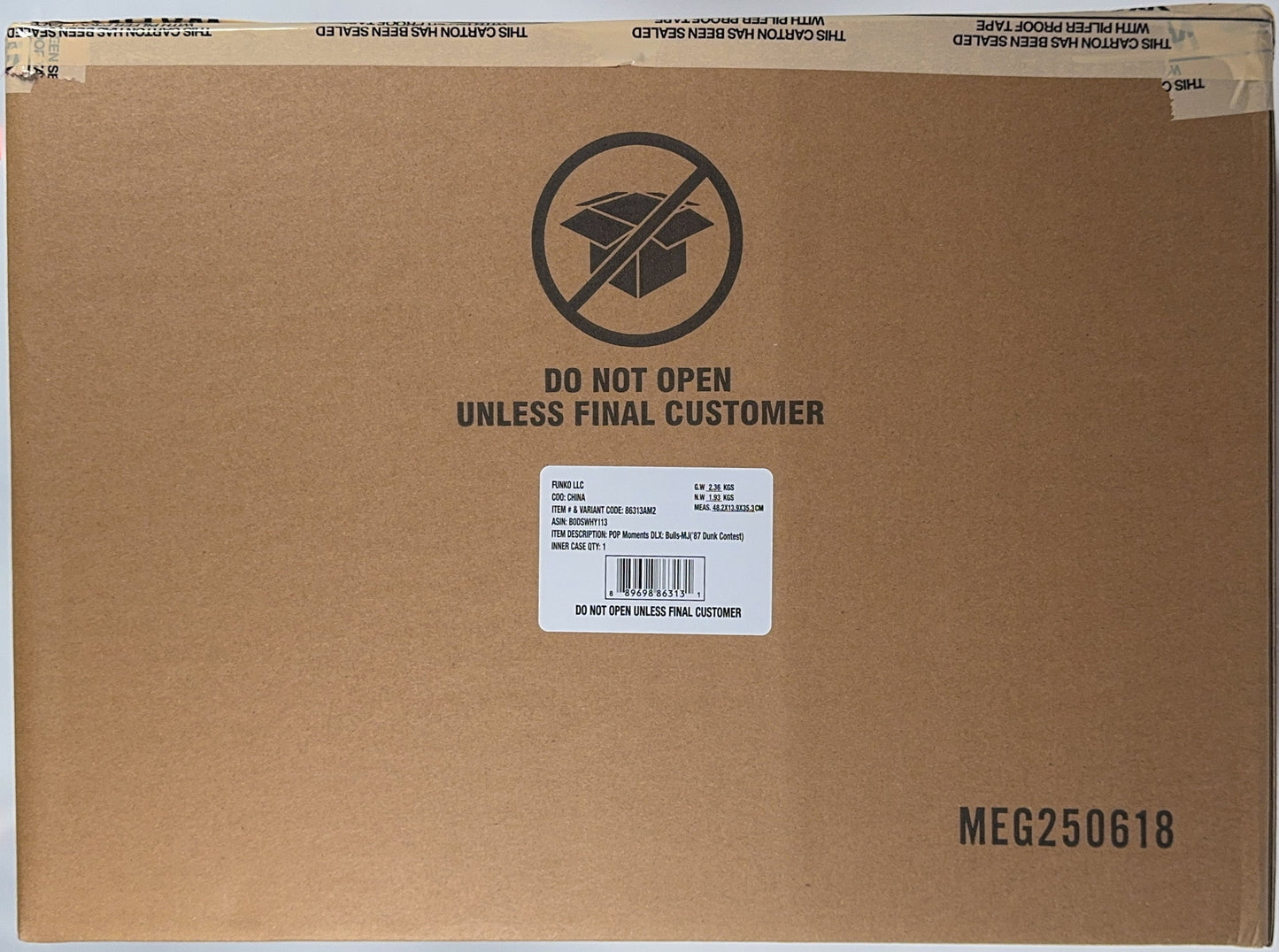 Funko Pop! Moments Deluxe: Bulls Michael Jordan 1987 Dunk Contest