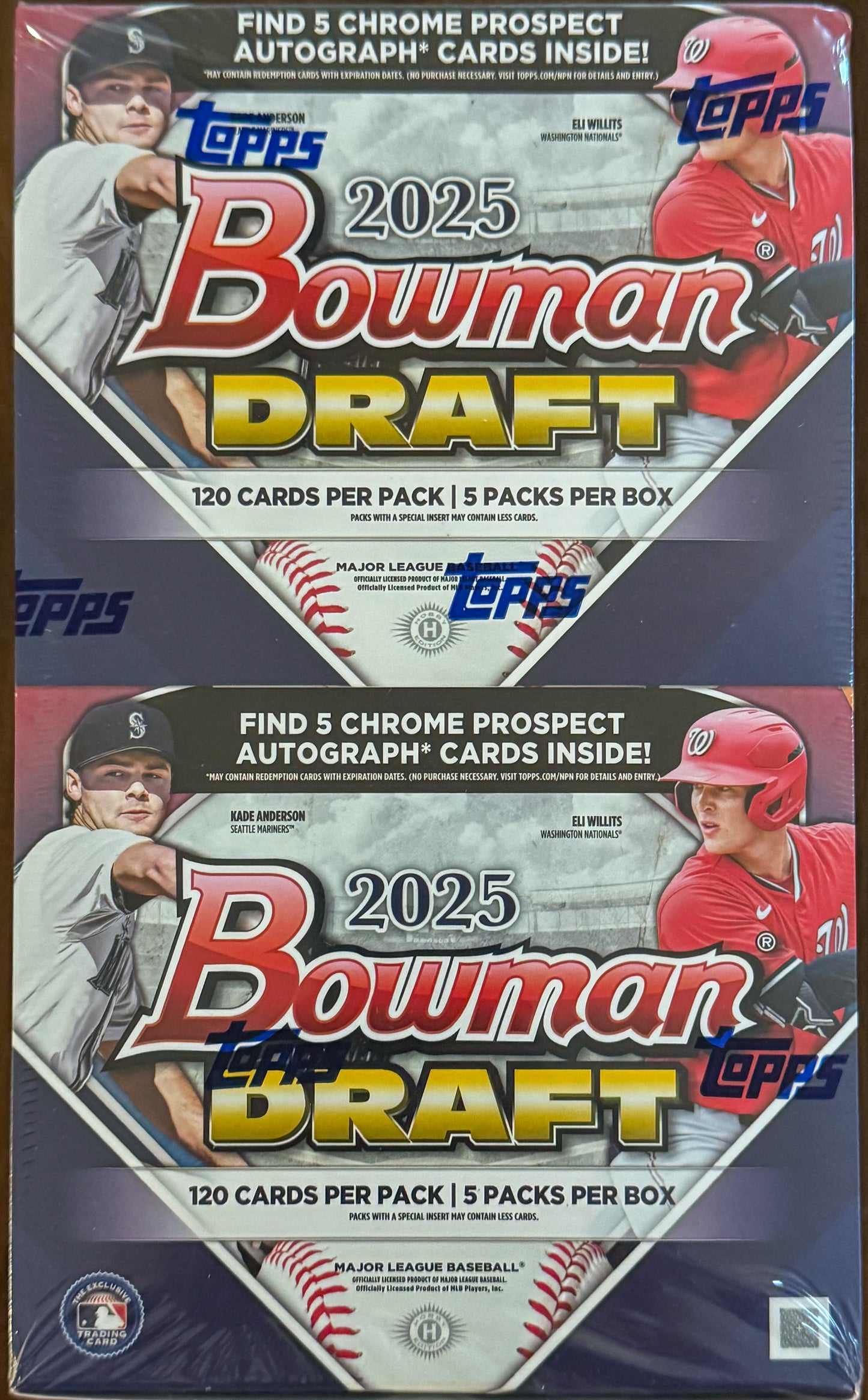 PRESALE - 2025 Bowman Draft Baseball - Hobby Box - Sealed Case