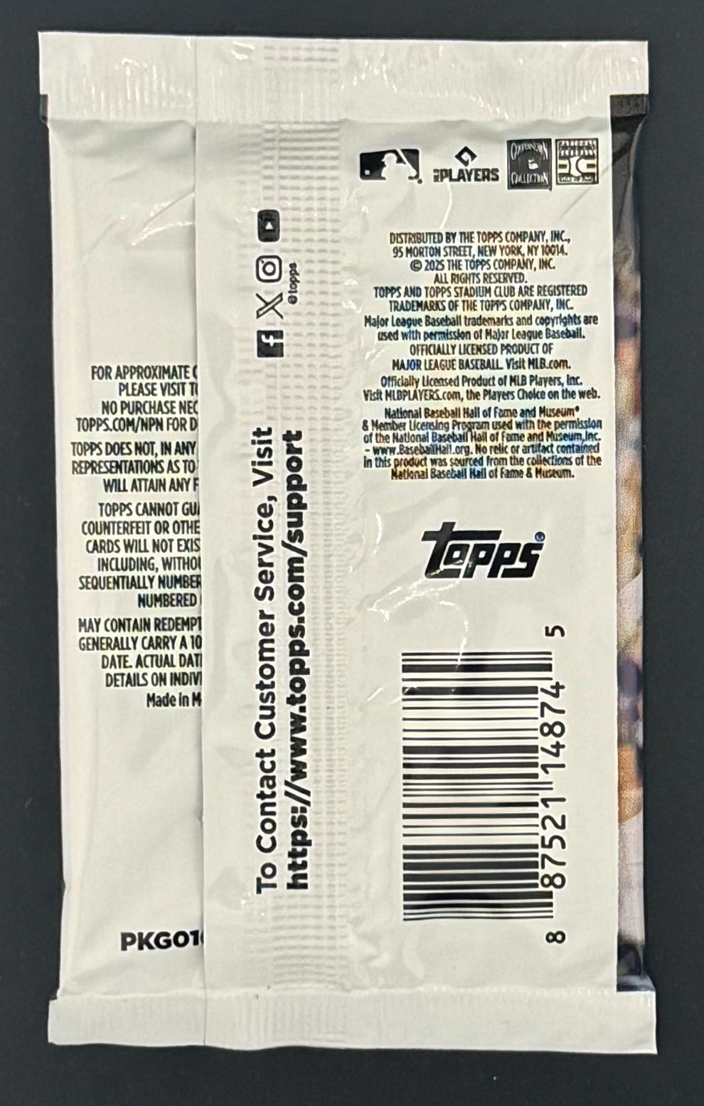 2025 Topps Stadium Club Baseball - Hobby Box - Single Pack