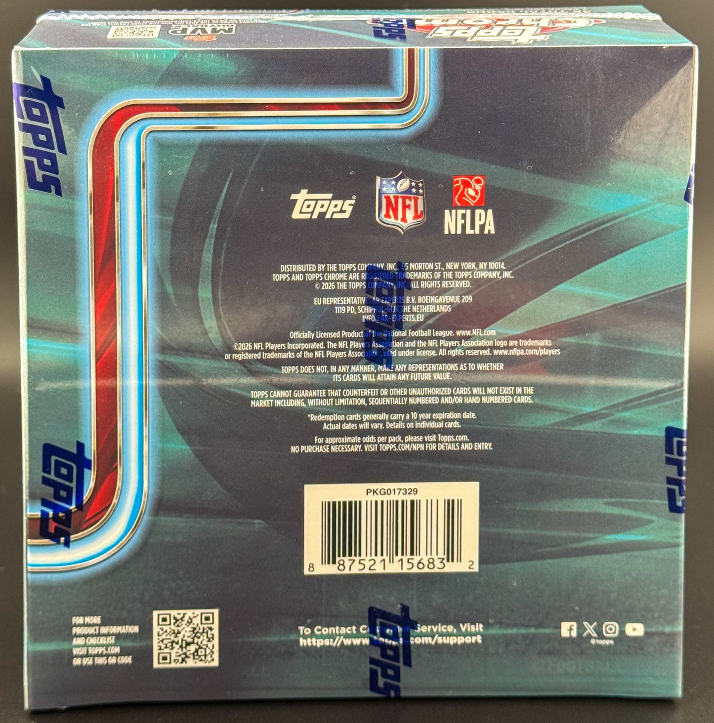 2025 Topps Chrome Football - Mega Box