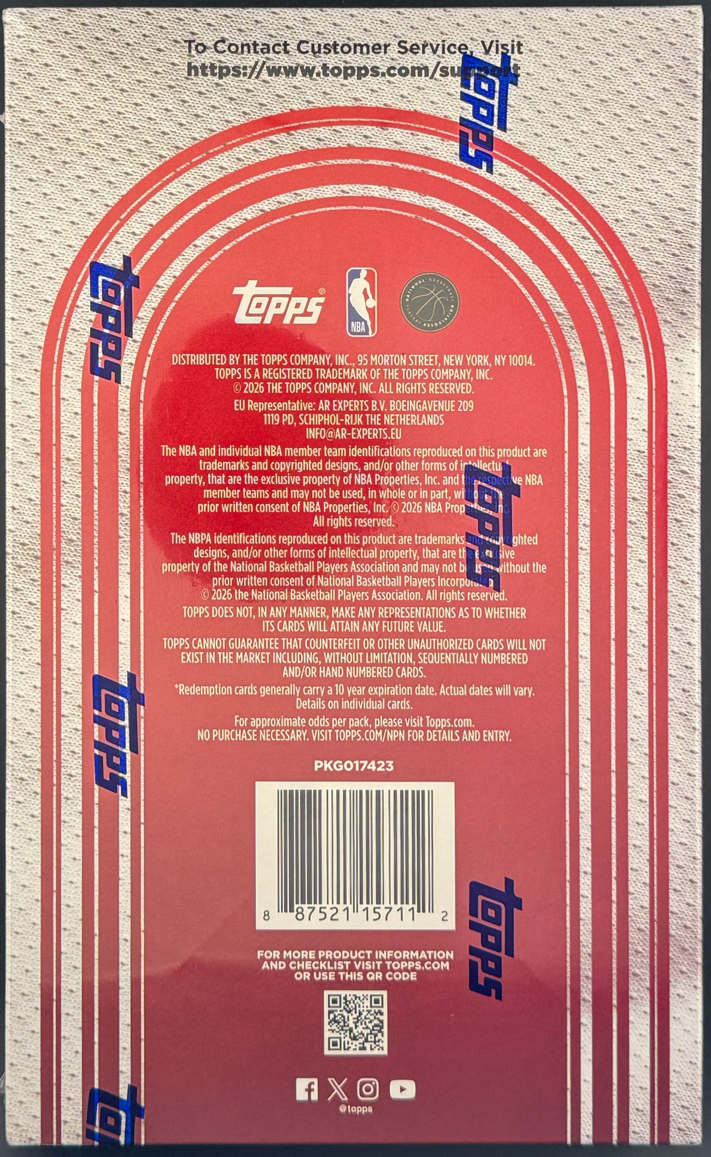 2025–26 Topps Hoops Basketball - Hobby Box