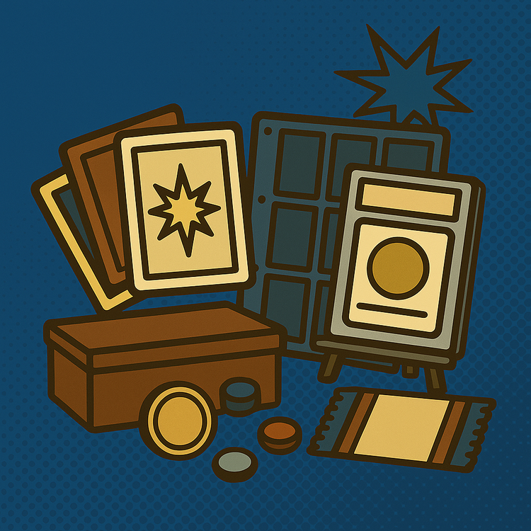 Illustration in the comic book style representing generic marvel products