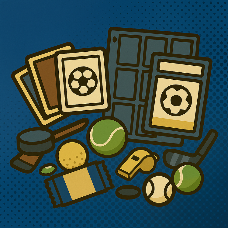 Illustration in the comic book style representing generic other sports products