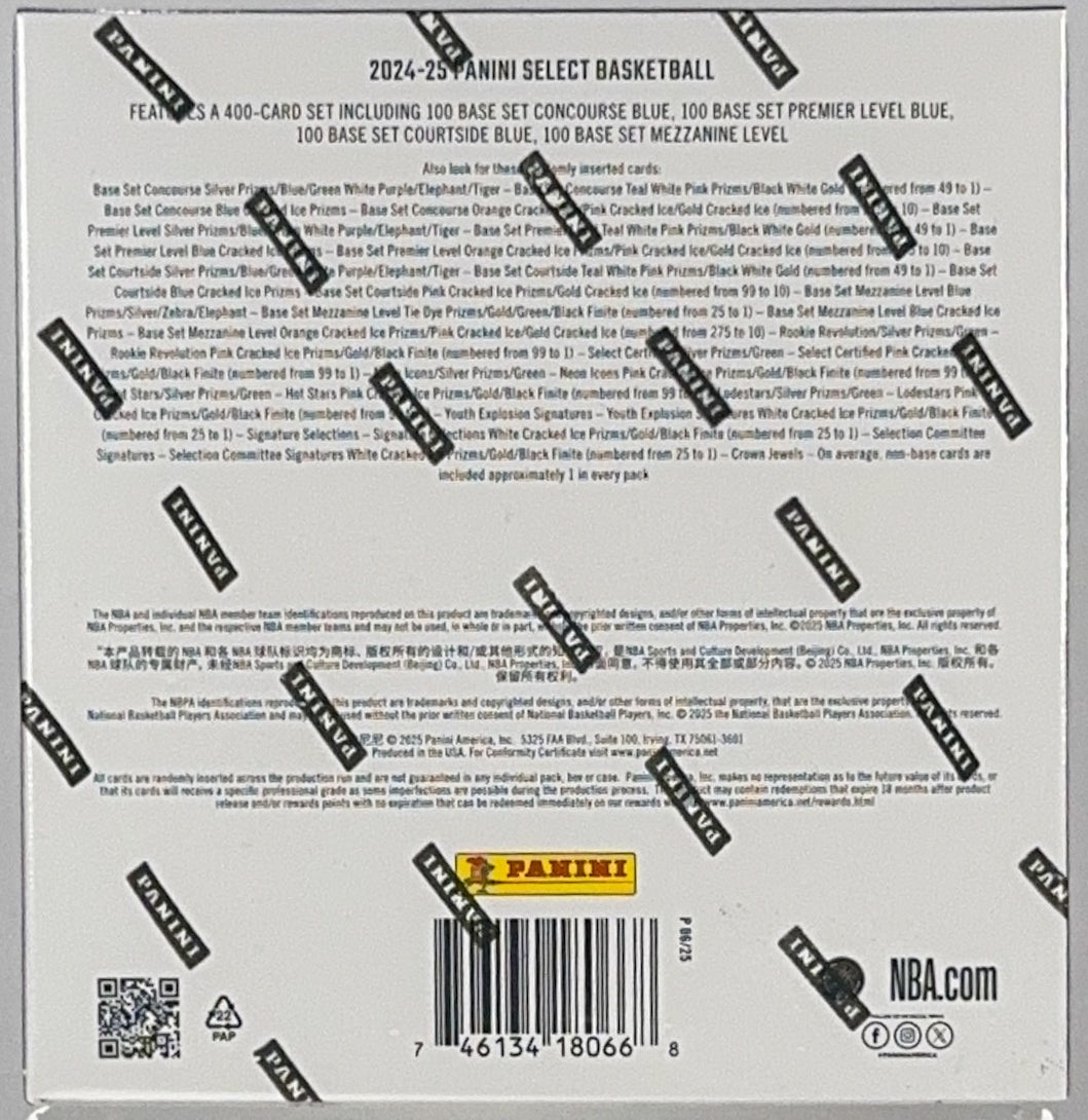 2024-25 Panini Select Basketball - Mega Box