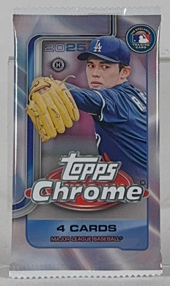 2025 Topps Chrome Baseball - Hobby Box - Single Pack