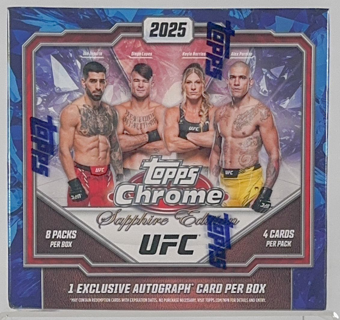 2025 Topps Chrome UFC Sapphire Edition - Hobby Box