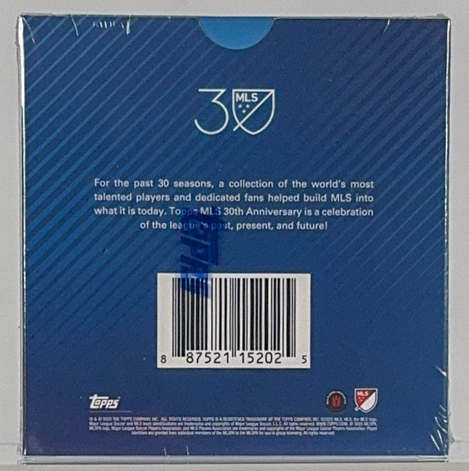 2025 Topps MLS 30th Anniversary Collection - Hobby Box