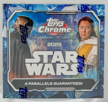 2025 Topps Chrome Star Wars Sapphire Edition - Hobby Box