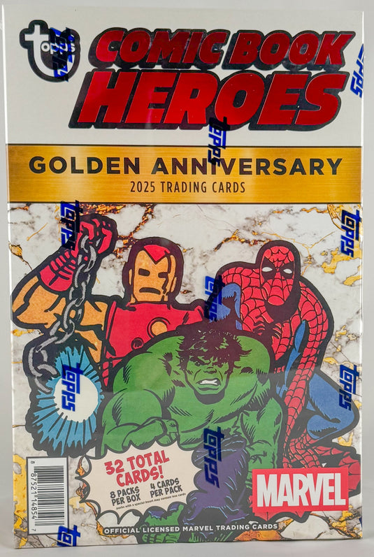 2025 Topps Marvel Comic Book Heroes 1975 Golden Anniversary - Hobby Box