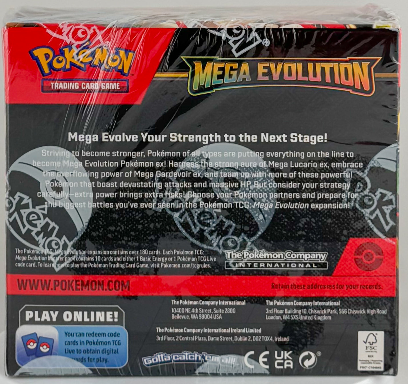 Pokémon TCG: Mega Evolution - Enhanced Booster Display Box with Promo Card