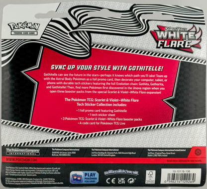 Pokémon TCG: Scarlet & Violet - White Flare - Tech Sticker Collection