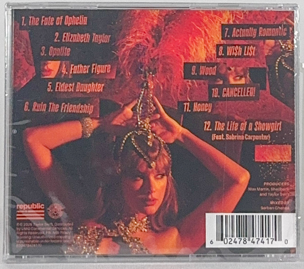 Taylor Swift: Life of a Showgirl - LE CD with Signed Photo 2