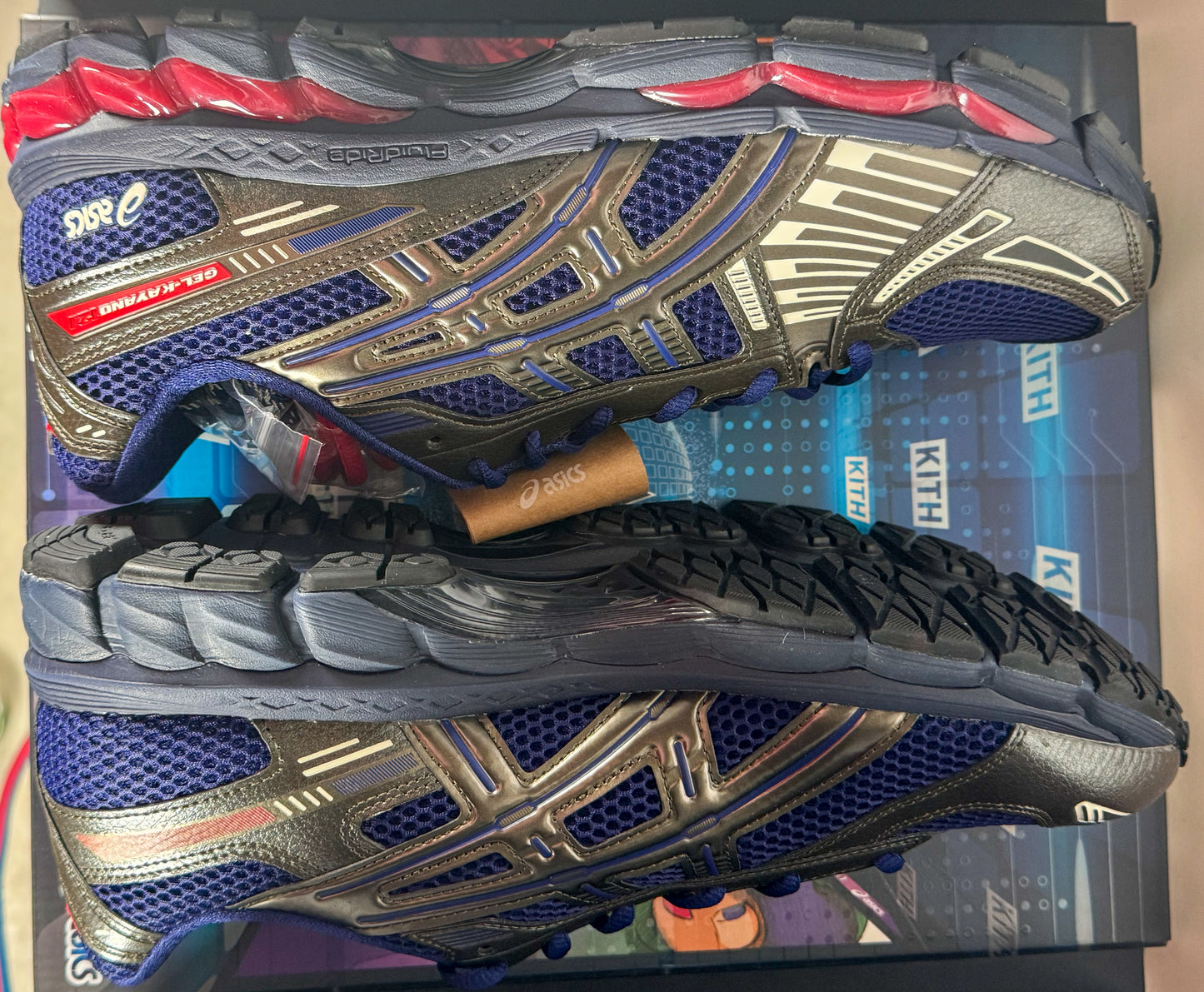 Kith for ASICS GEL-KAYANO 12.1 Captain America vs. Guile Double Box - 12