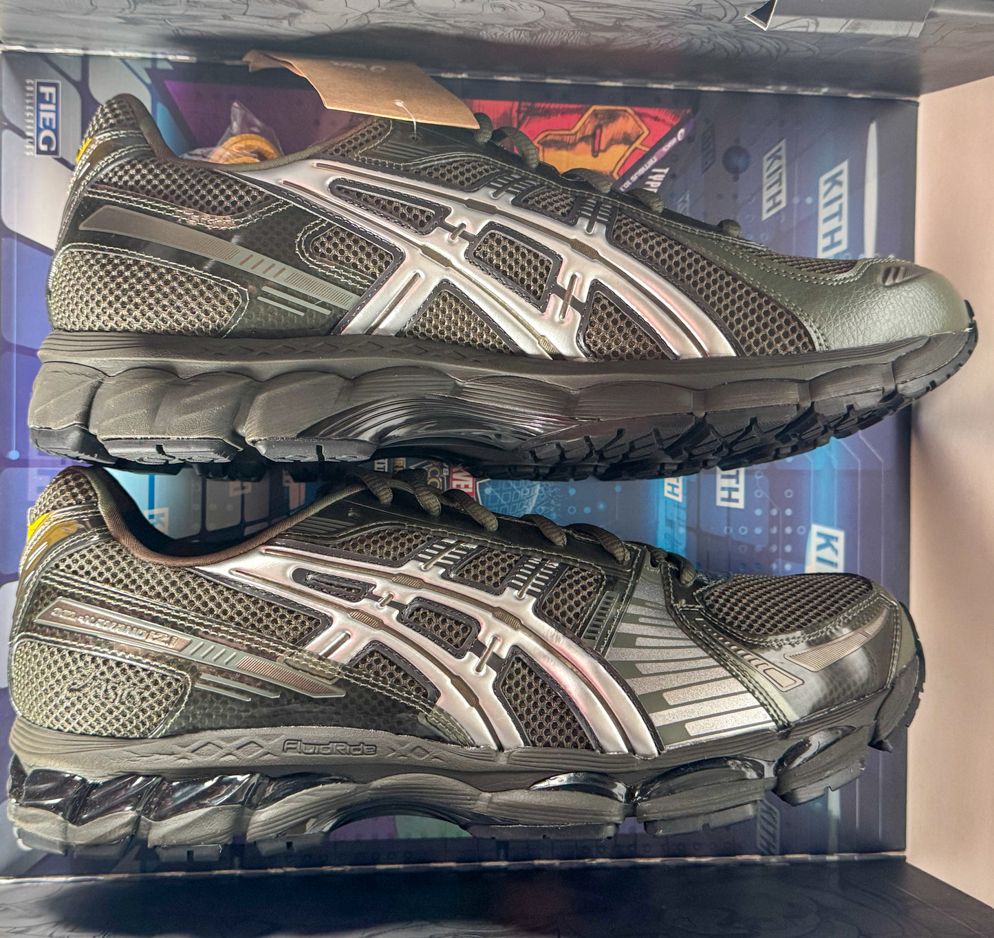 Kith for ASICS GEL-KAYANO 12.1 Captain America vs. Guile Double Box - 12