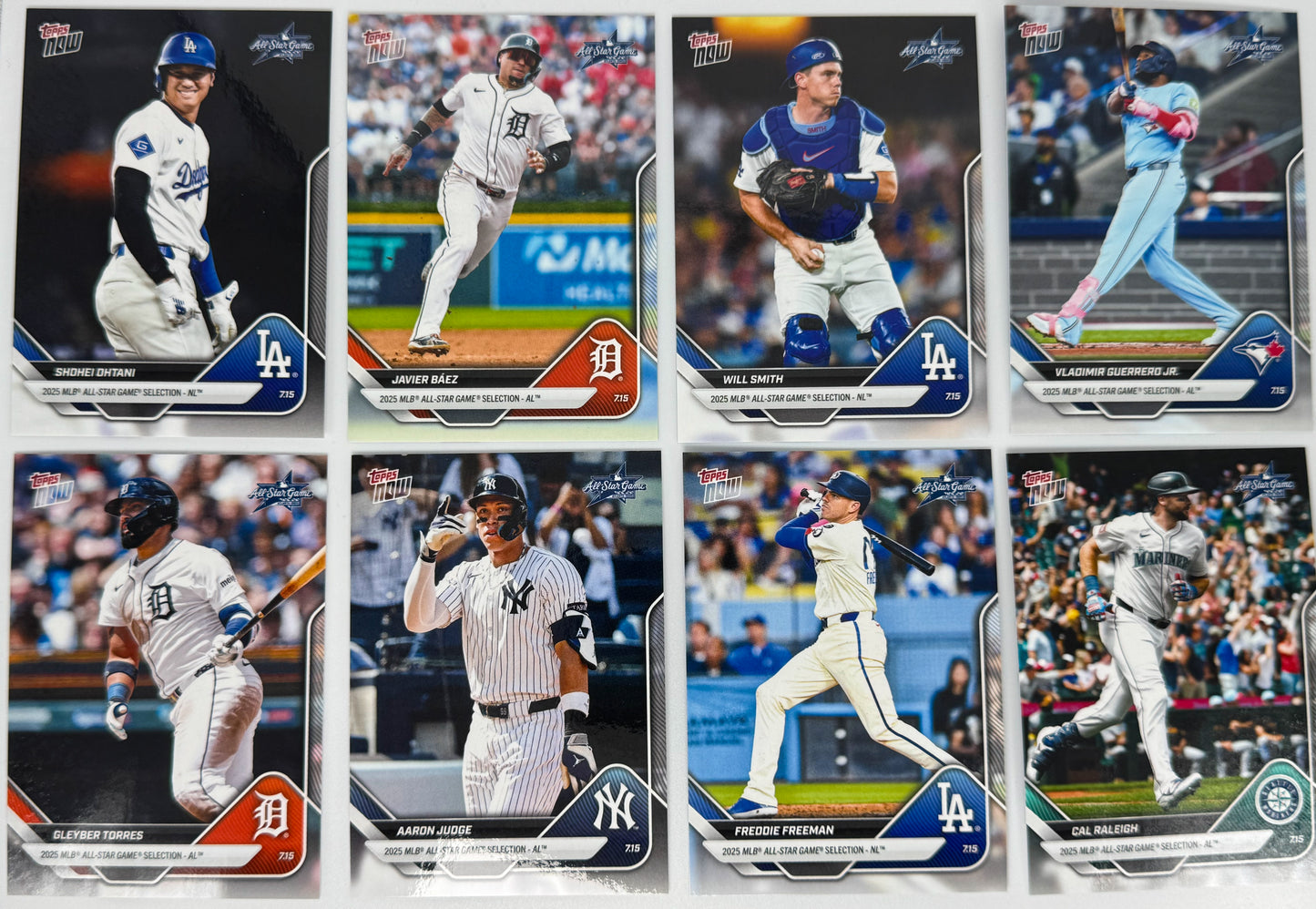 2025 All-Star Game Set - MLB Topps NOW® - 18 Card Base Set