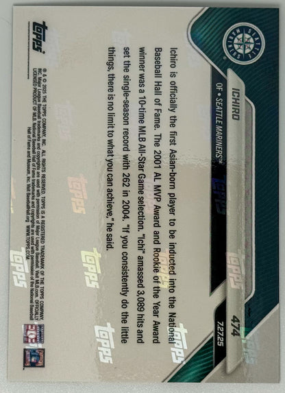 Ichiro - 2025 MLB Topps NOW® - Card 474
