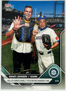 Randy Johnson / Ichiro - 2025 MLB Topps NOW® - Card 542
