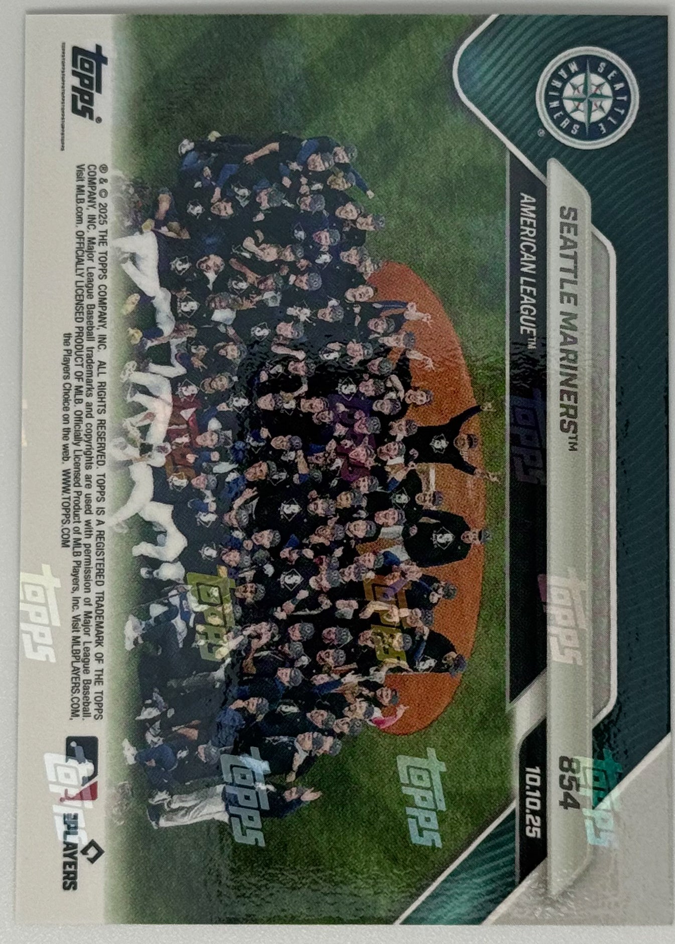 Seattle Mariners - 2025 MLB Topps NOW® - Card 854