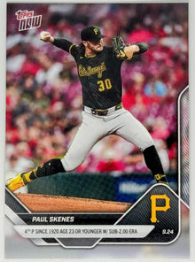 Paul Skenes - 2025 MLB Topps NOW® - Card 763