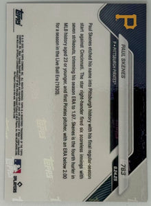Paul Skenes - 2025 MLB Topps NOW® - Card 763