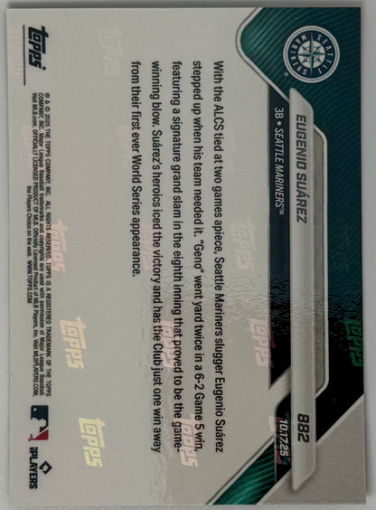 Eugenio Suárez - 2025 MLB Topps NOW® - Card 882