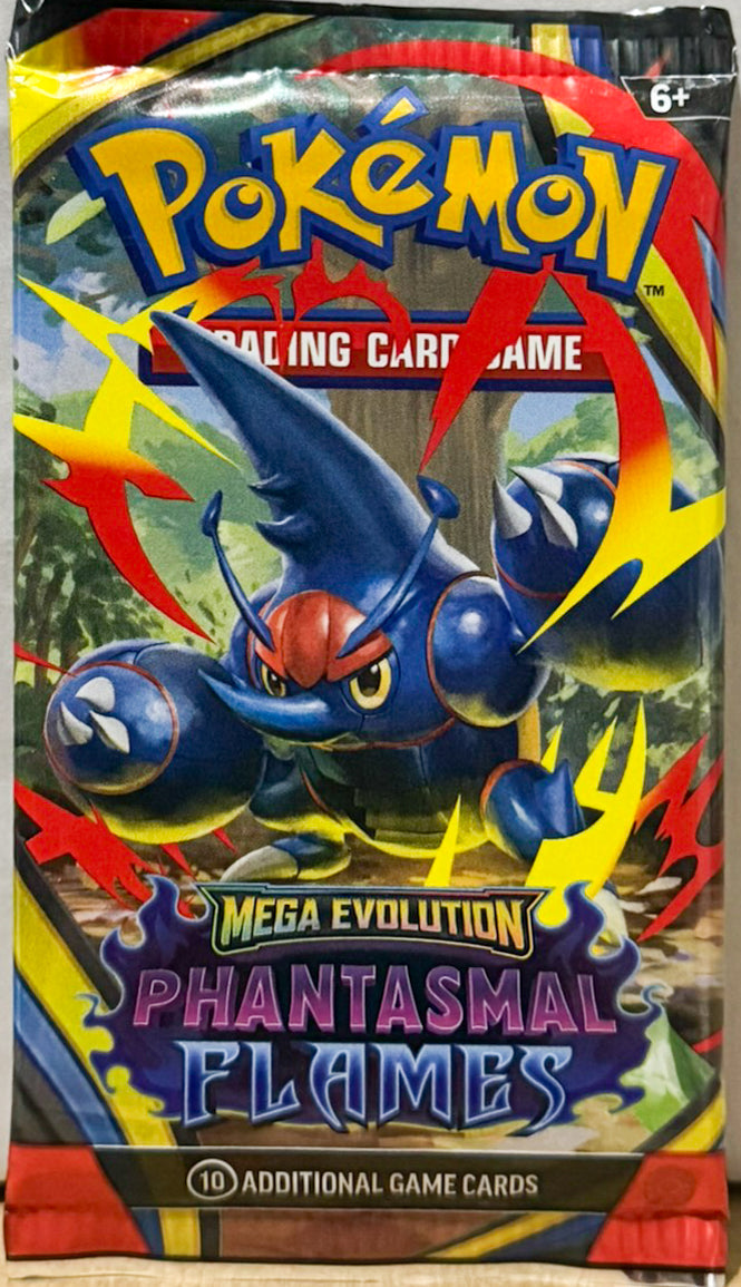 Pokémon TCG: Mega Evolution - Phantasmal Flames - Booster Pack (Random Art)