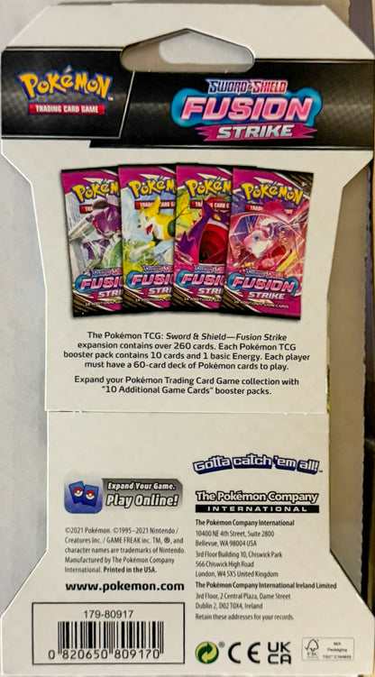 Pokémon TCG: Sword & Shield - Fusion Strike - Sleeved Booster Pack