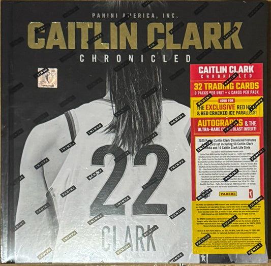 2025 Panini Caitlin Clark Chronicled Trading Card Collection and Keepsake