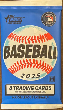 2025 Topps Heritage High Number Baseball - Hobby Box - Single Pack