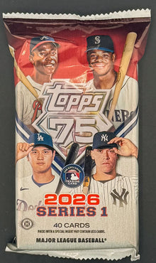 2026 Topps Baseball Series 1 - Hobby Jumbo Box - Single Pack