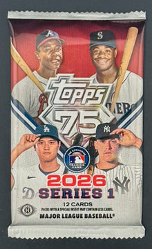 2026 Topps Baseball Series 1 - Hobby Box - Single Pack