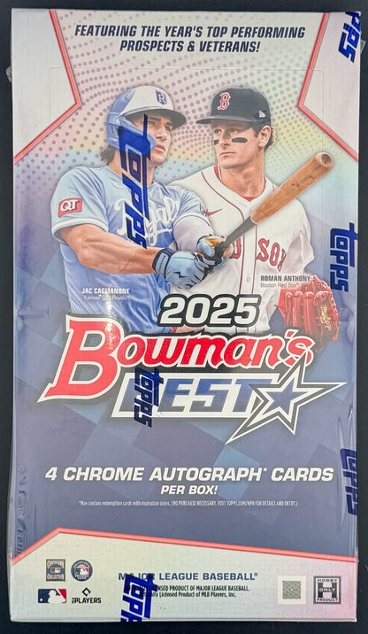 2025 Bowman's Best Baseball - Hobby Box