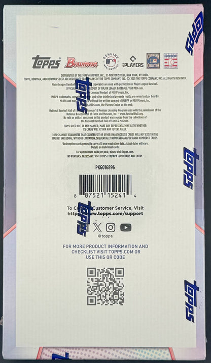 2025 Bowman's Best Baseball - Hobby Box