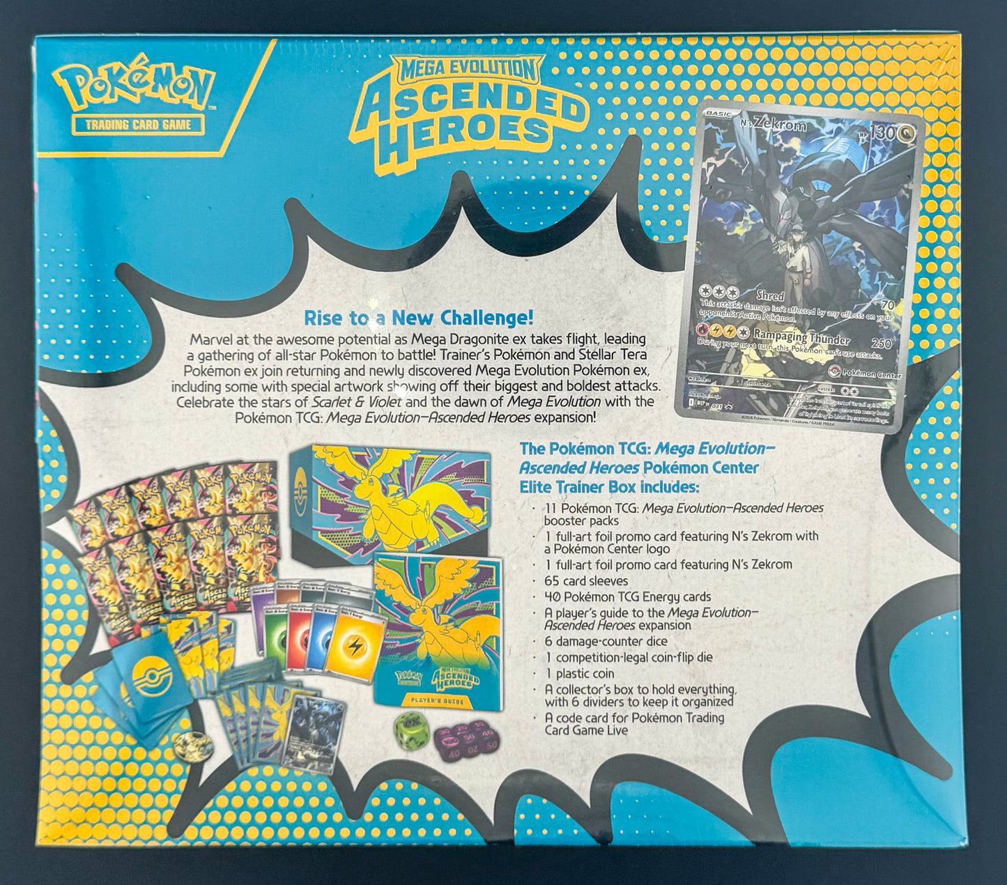 Pokémon TCG: Mega Evolution - Ascended Heroes - Elite Trainer Box - PKC Version