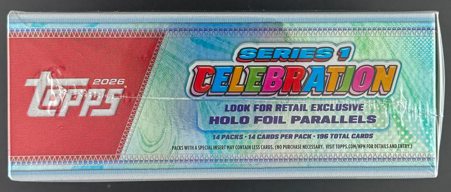2026 Topps Series 1 Baseball Celebration - Mega Box