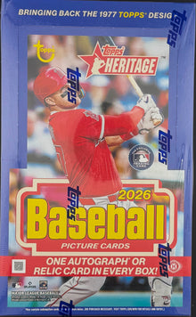 2026 Topps Heritage Baseball - Hobby Box
