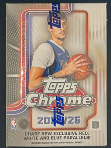 2025-26 Topps Chrome Basketball - Value Box Blaster