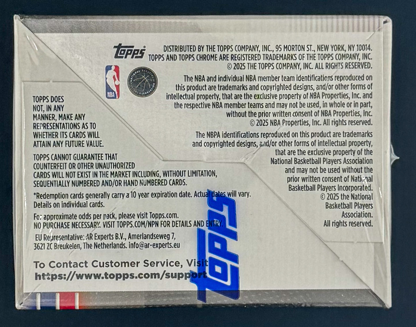 2025-26 Topps Chrome Basketball - Value Box Blaster