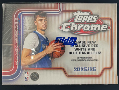 2025-26 Topps Chrome Basketball - Value Box Blaster