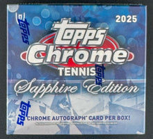 2025 Topps Chrome Tennis Sapphire Edition - Hobby Box