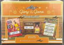 2025 Leaf Glory of the Game Basketball Hobby Box