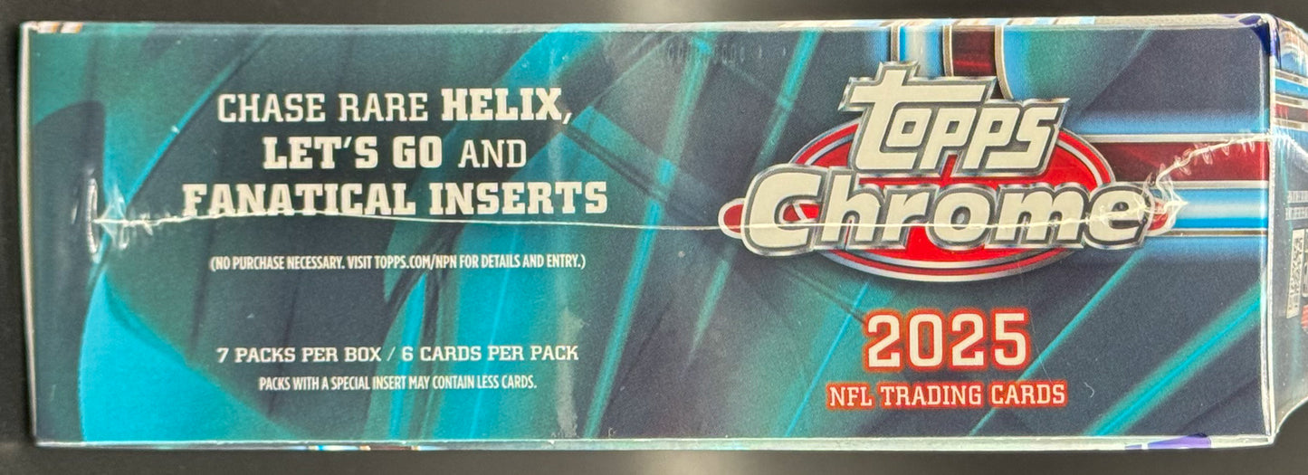 2025 Topps Chrome Football - Mega Box