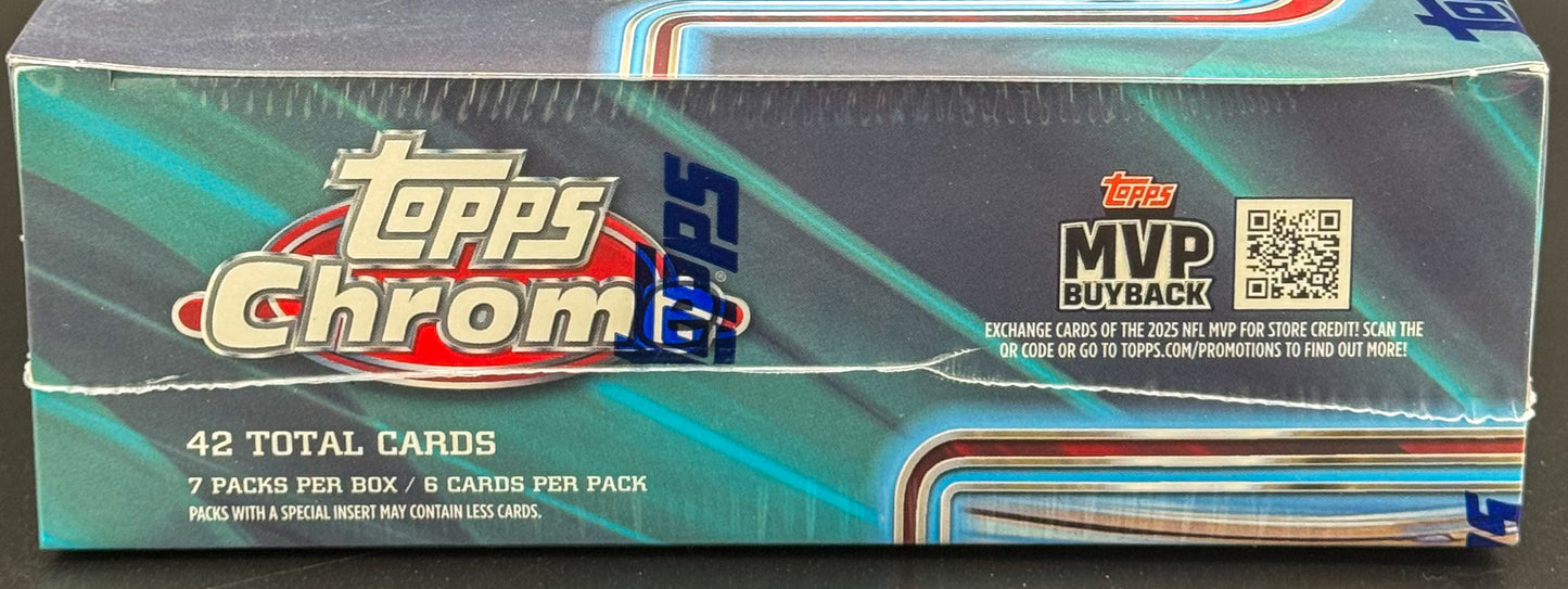 2025 Topps Chrome Football - Mega Box