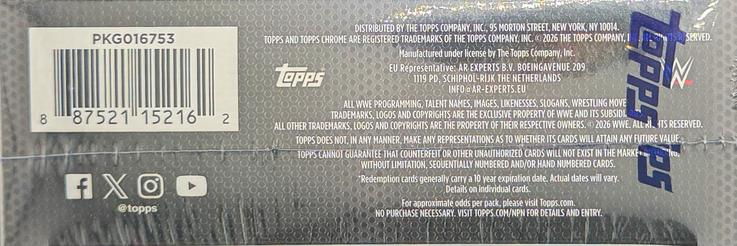 2026 Topps Chrome WWE - Mega Box